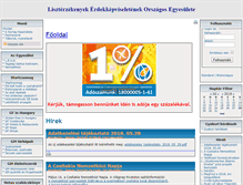 Tablet Screenshot of liszterzekeny.hu